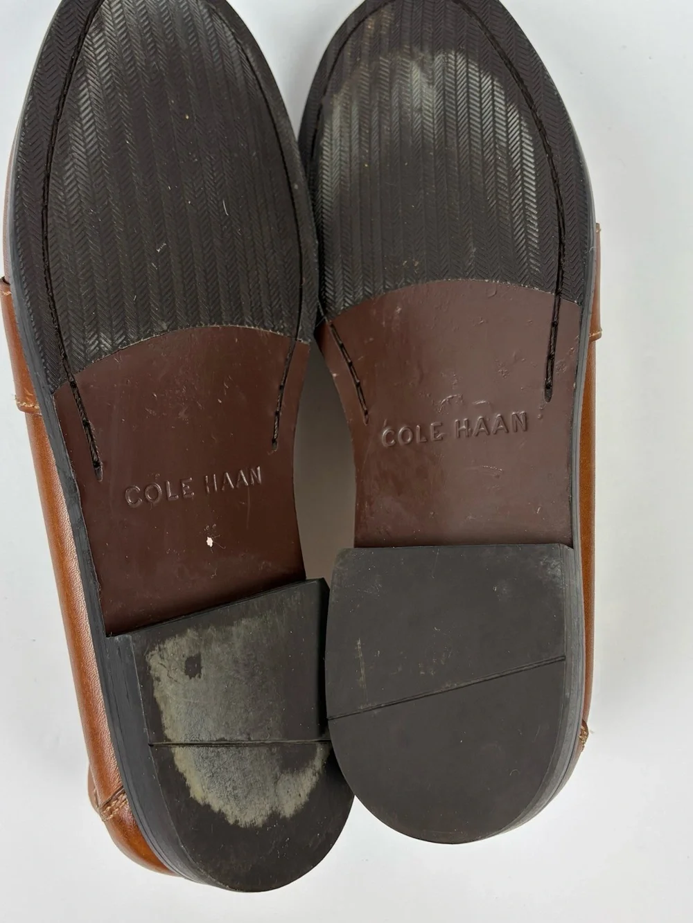 Cole Haan Pinch Prep Penny Loafer - Men's Brown Shoes Size 10.5W 01462